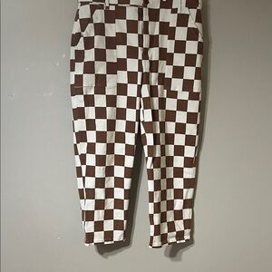 Stylish Checkered Flare Jeans